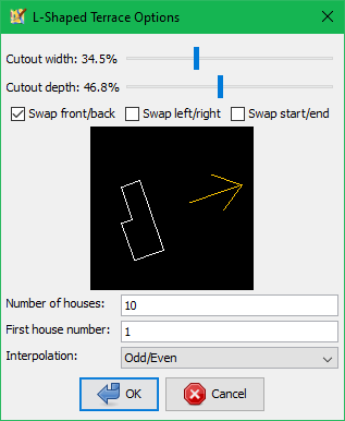 Screenshot of LST dialog